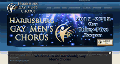Desktop Screenshot of harrisburggaymenschorus.org