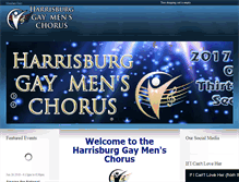 Tablet Screenshot of harrisburggaymenschorus.org